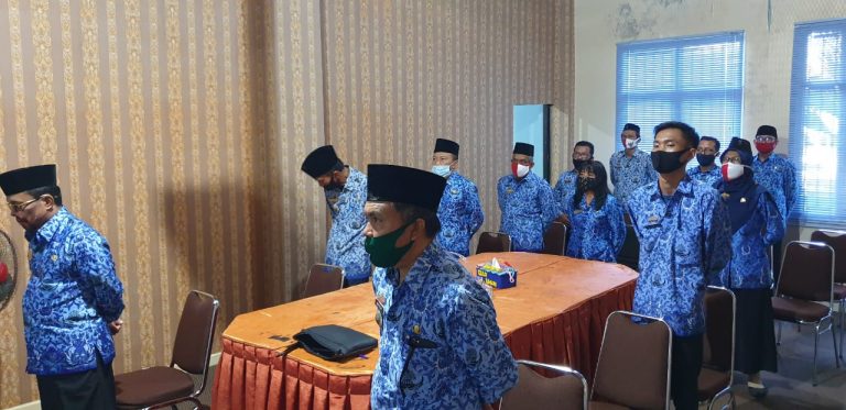 Pelaksanaan Upacara HUT RI ke 75 Kota Metro Tahun 2020