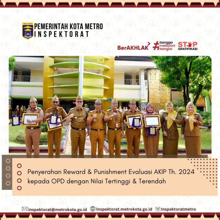Pemberian Rewards & Punishment Evaluasi AKIP Tahun 2024